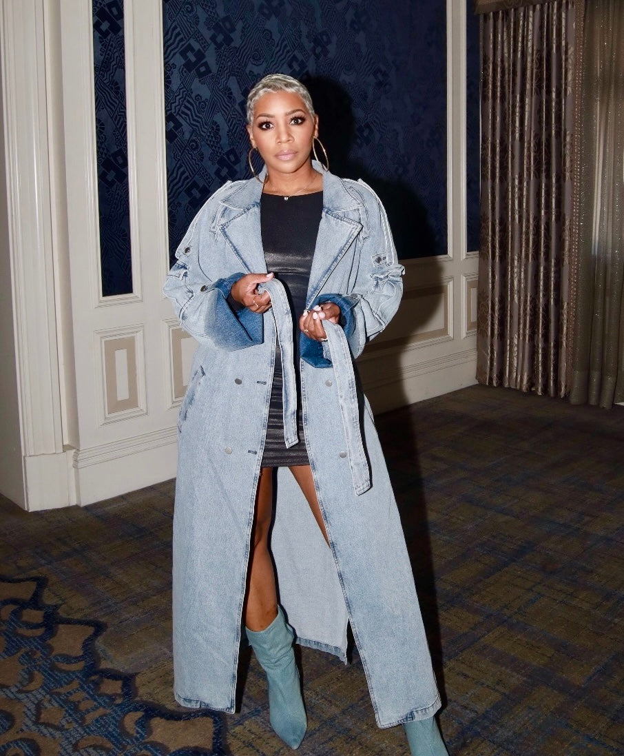Cheryl Denim Trench